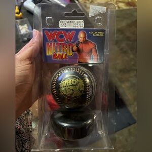 Vintage WCW Goldberg collectible baseball